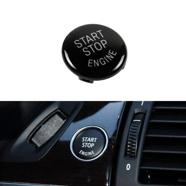 Capac Buton Start-Stop Compatibil Bmw Seria 3 E90 2005-2012 SSV-8007 Negru